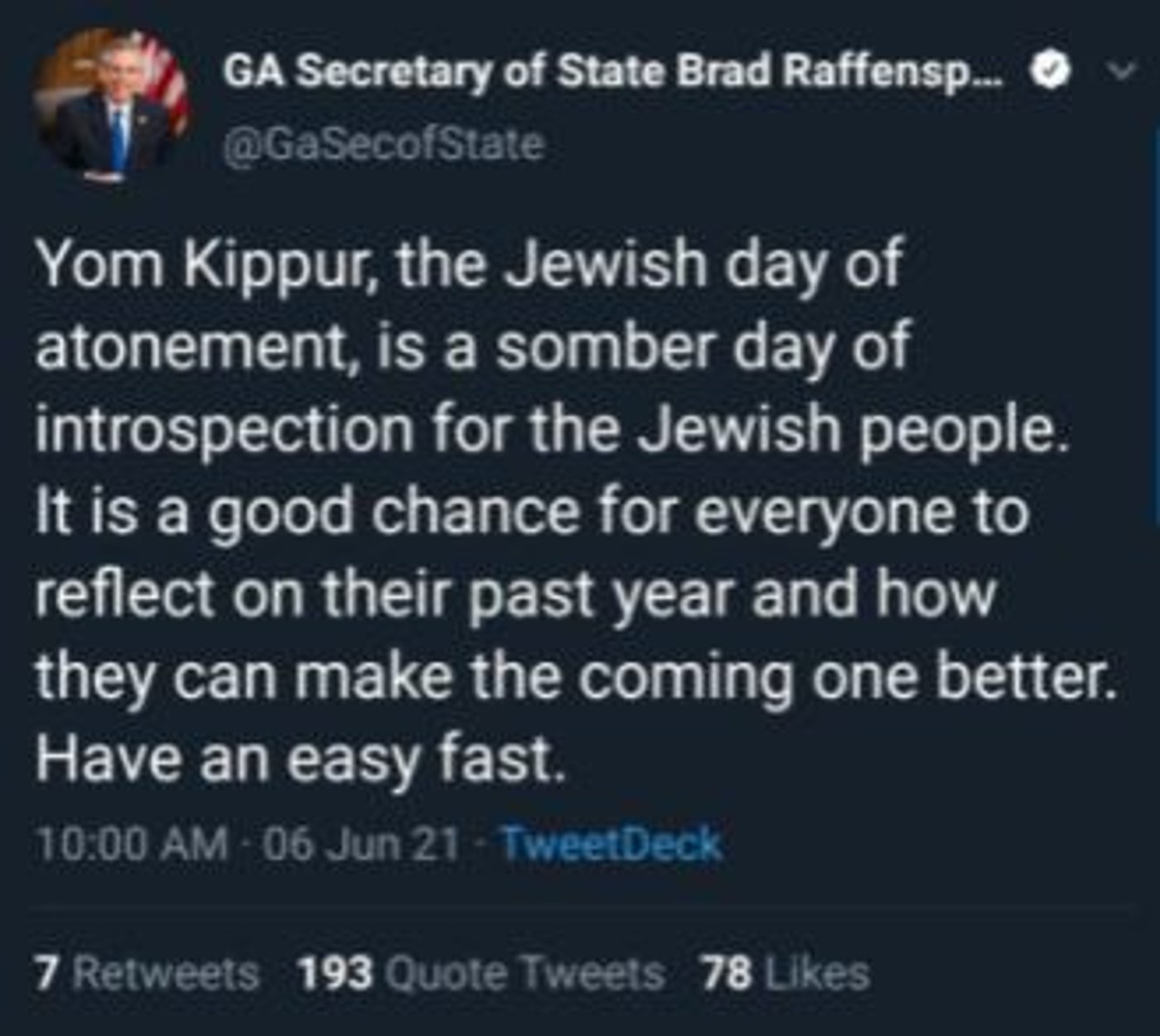 הציוץ המביך