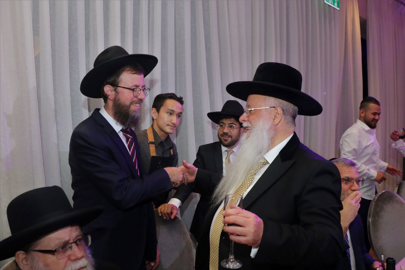 שמחת נישואי בן הזקונים של הגאון רבי מרדכי מלכא
