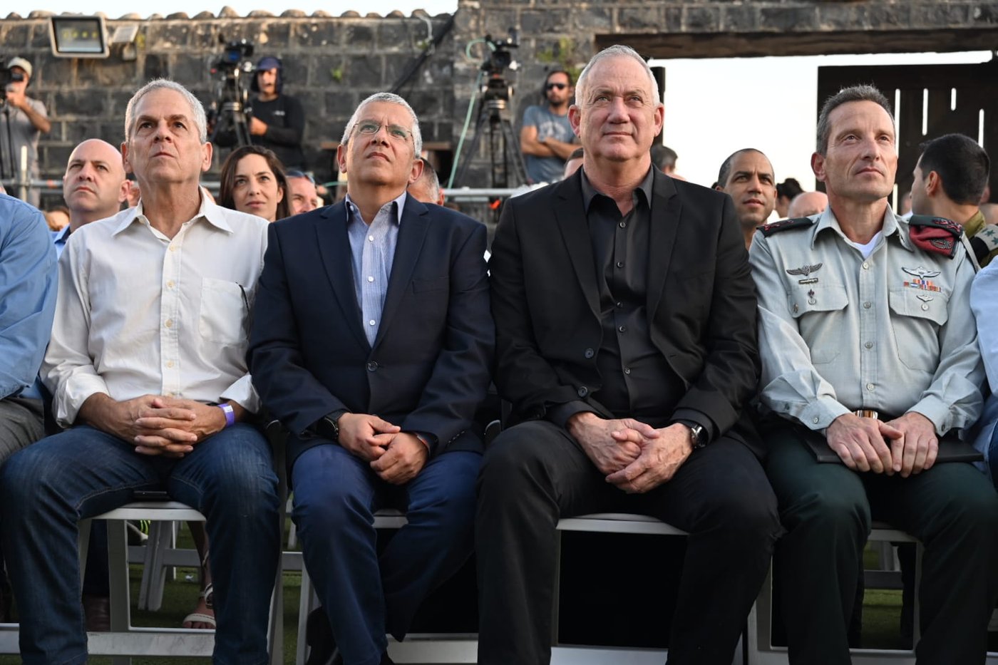 גנץ בטקס הענקת תעודות המערכה ברצועת הביטחון בלבנון