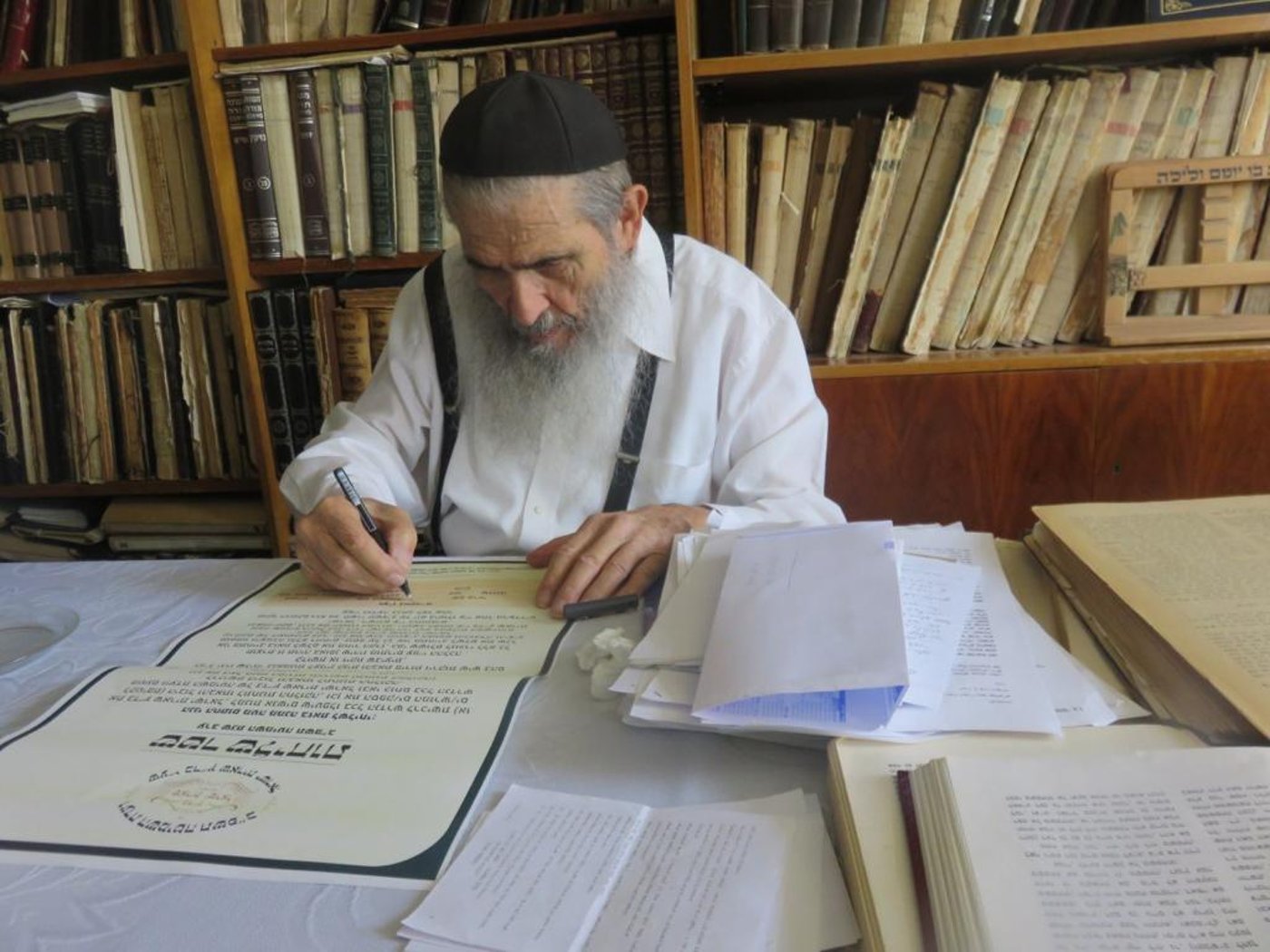 חברי ה'מועצת' חתמו על 'כתב שליחות' לבד"ץ 'שארית ישראל'