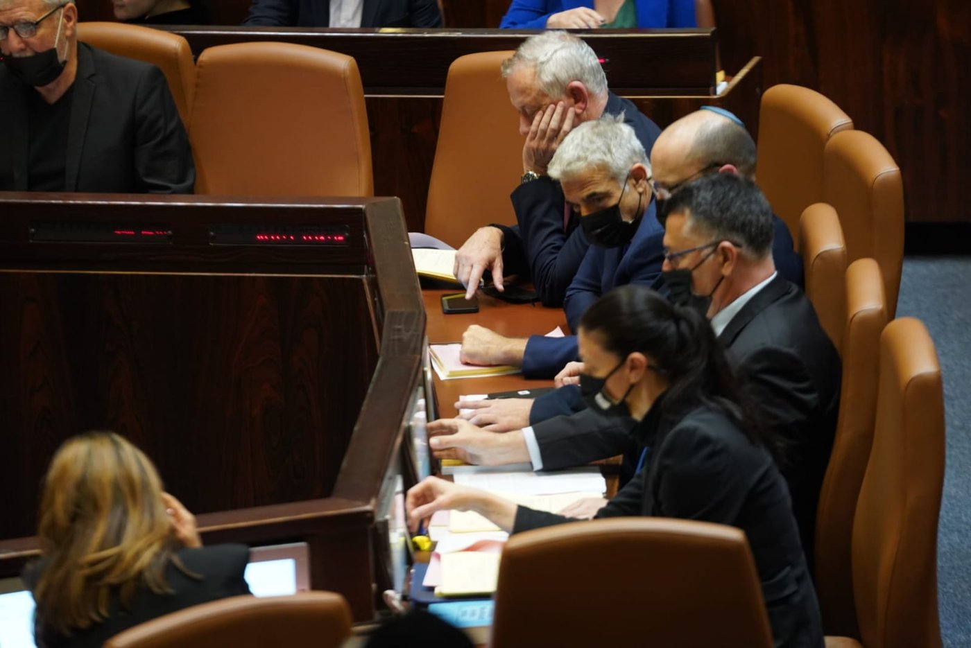 הצליחו להעביר. שולחן הממשלה במליאה הלילה