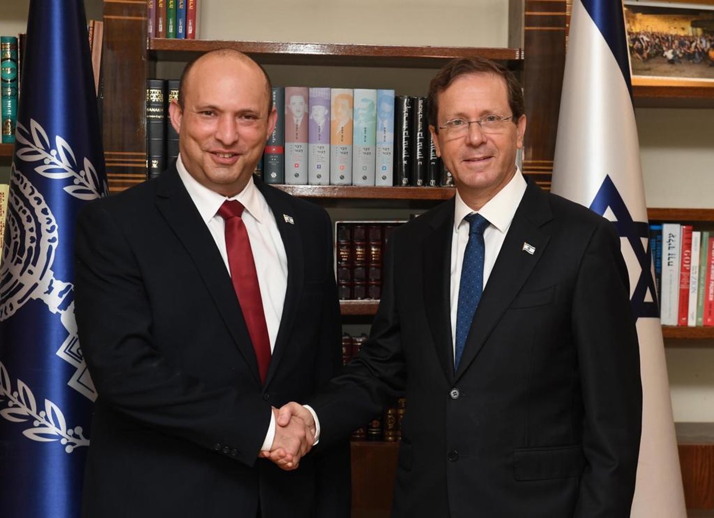 הנשיא הרצוג נפגש עם ראש הממשלה בנט