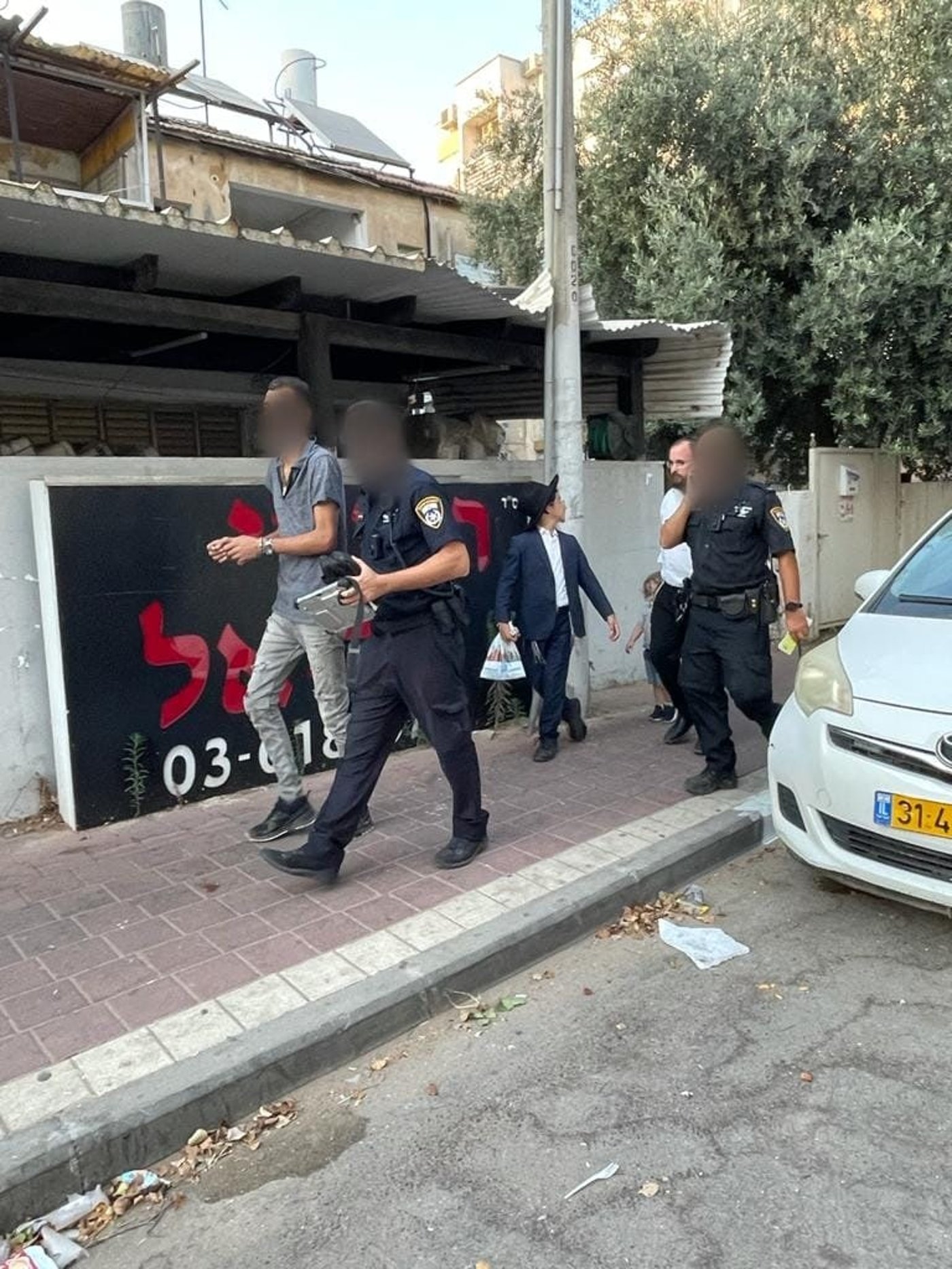 חשוד חזר למקום הגניבה ונתפס "על חם" • צפו