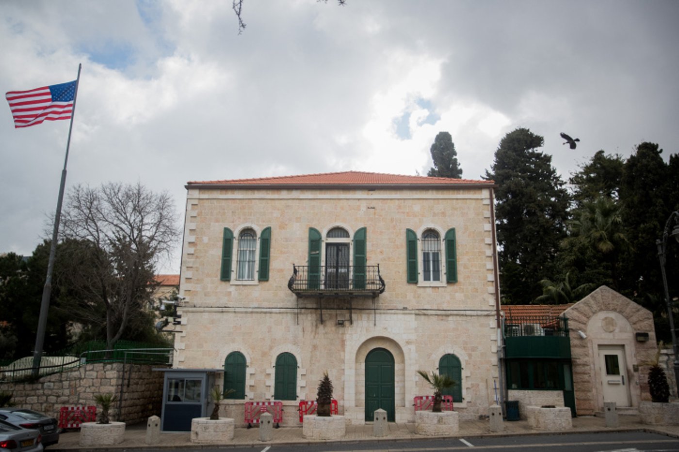 הקונסוליה האמריקנית ברחוב אגרון