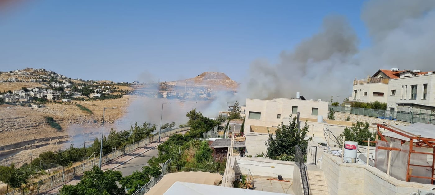 הושגה שליטה על השריפה בשמורת הטבע "נחל תקוע"