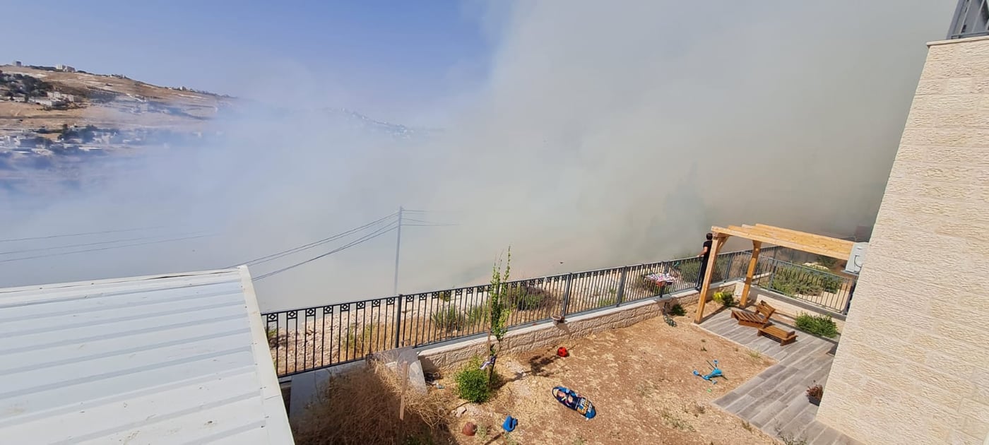 הושגה שליטה על השריפה בשמורת הטבע "נחל תקוע"