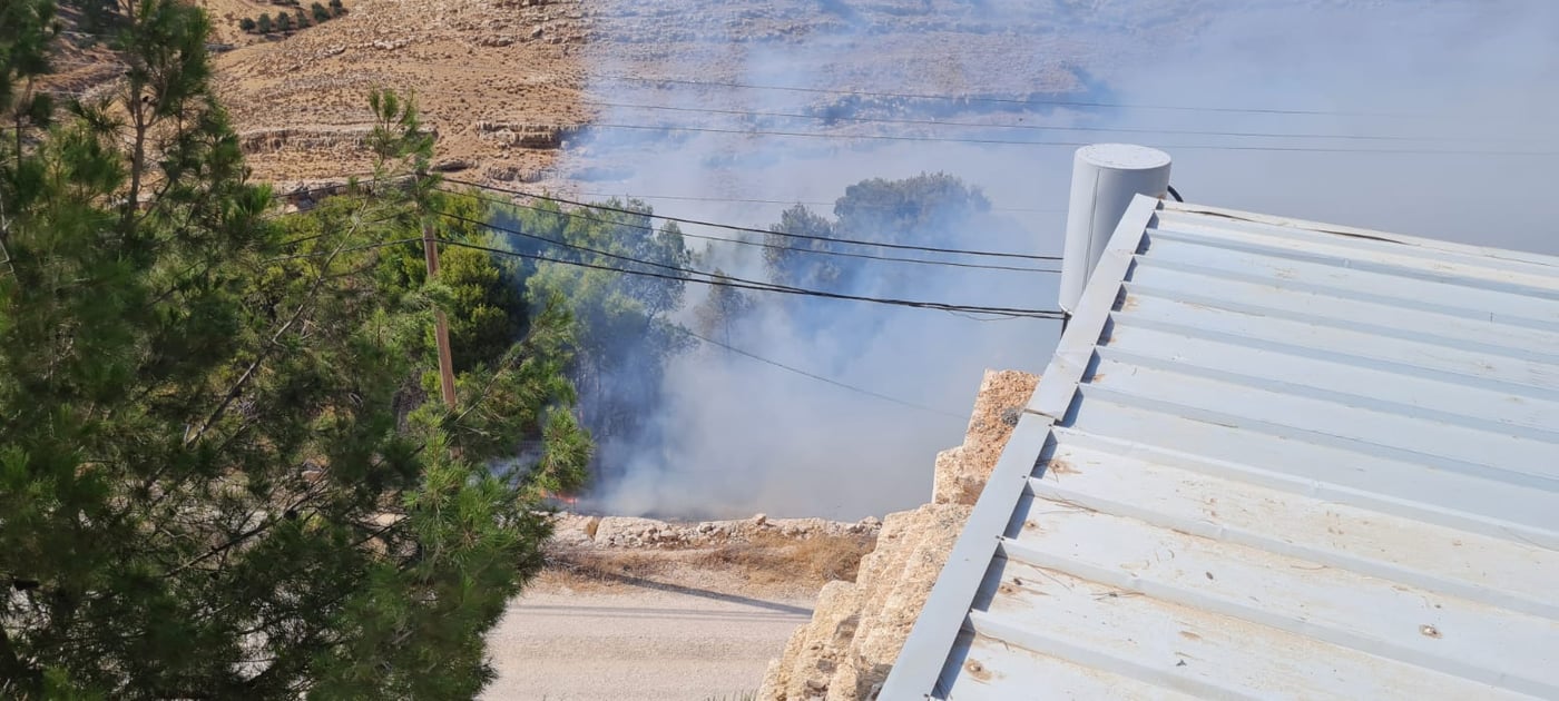 הושגה שליטה על השריפה בשמורת הטבע "נחל תקוע"