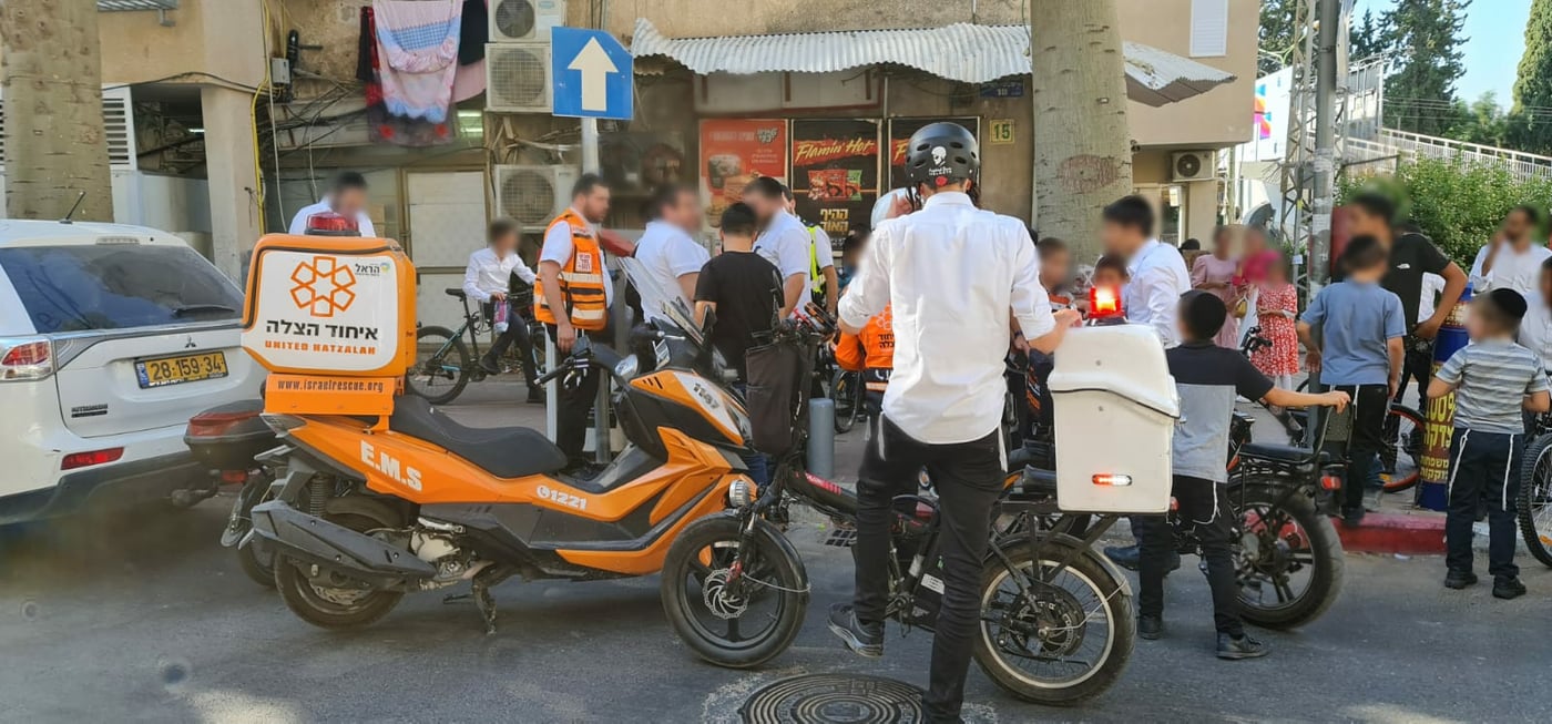 רכב פגע בילדה בת 5 בבני ברק; הובהלה לבית החולים