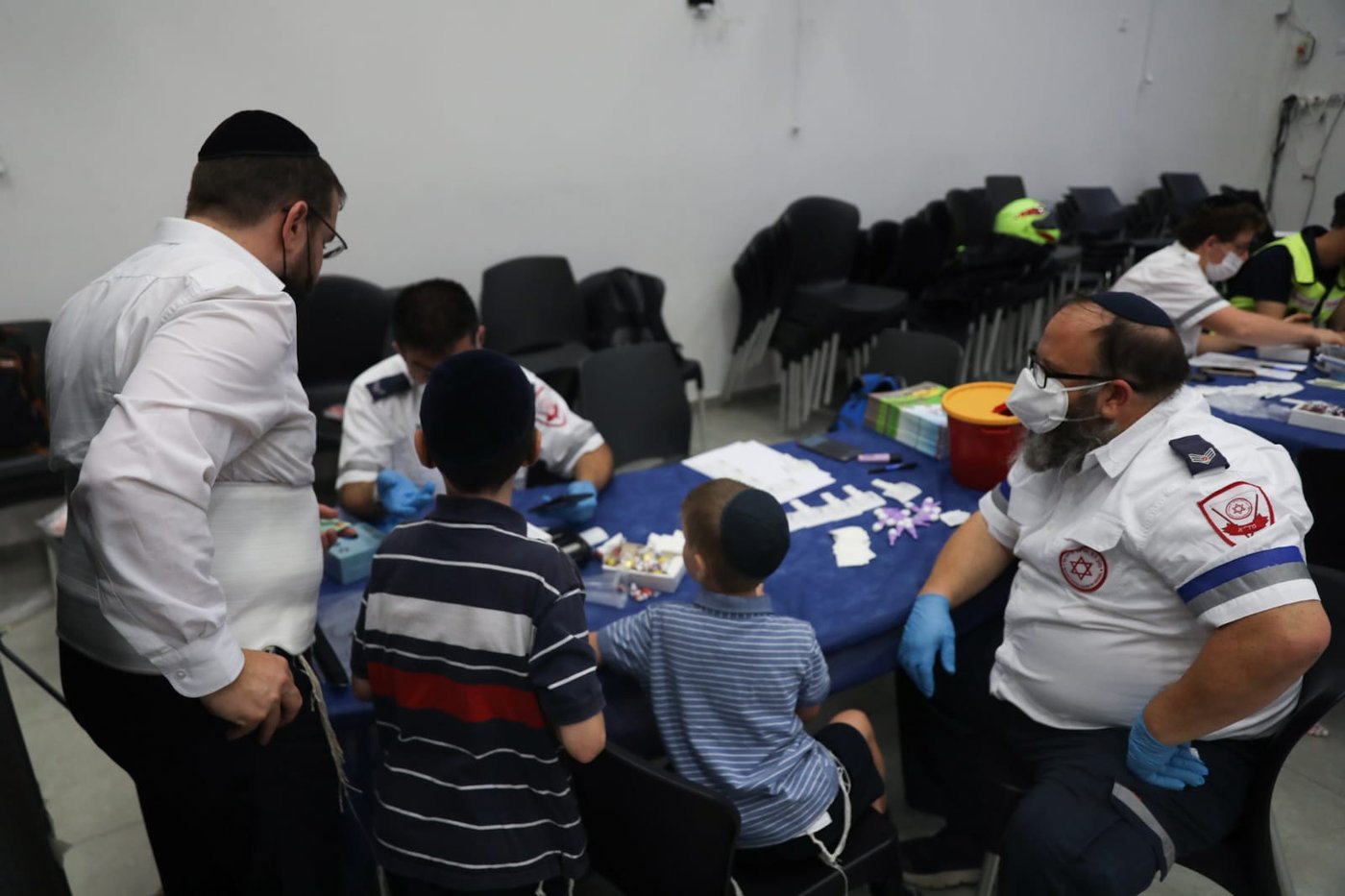 כך עורכים בדיקות סרולוגיות לילדים החרדים ברמות