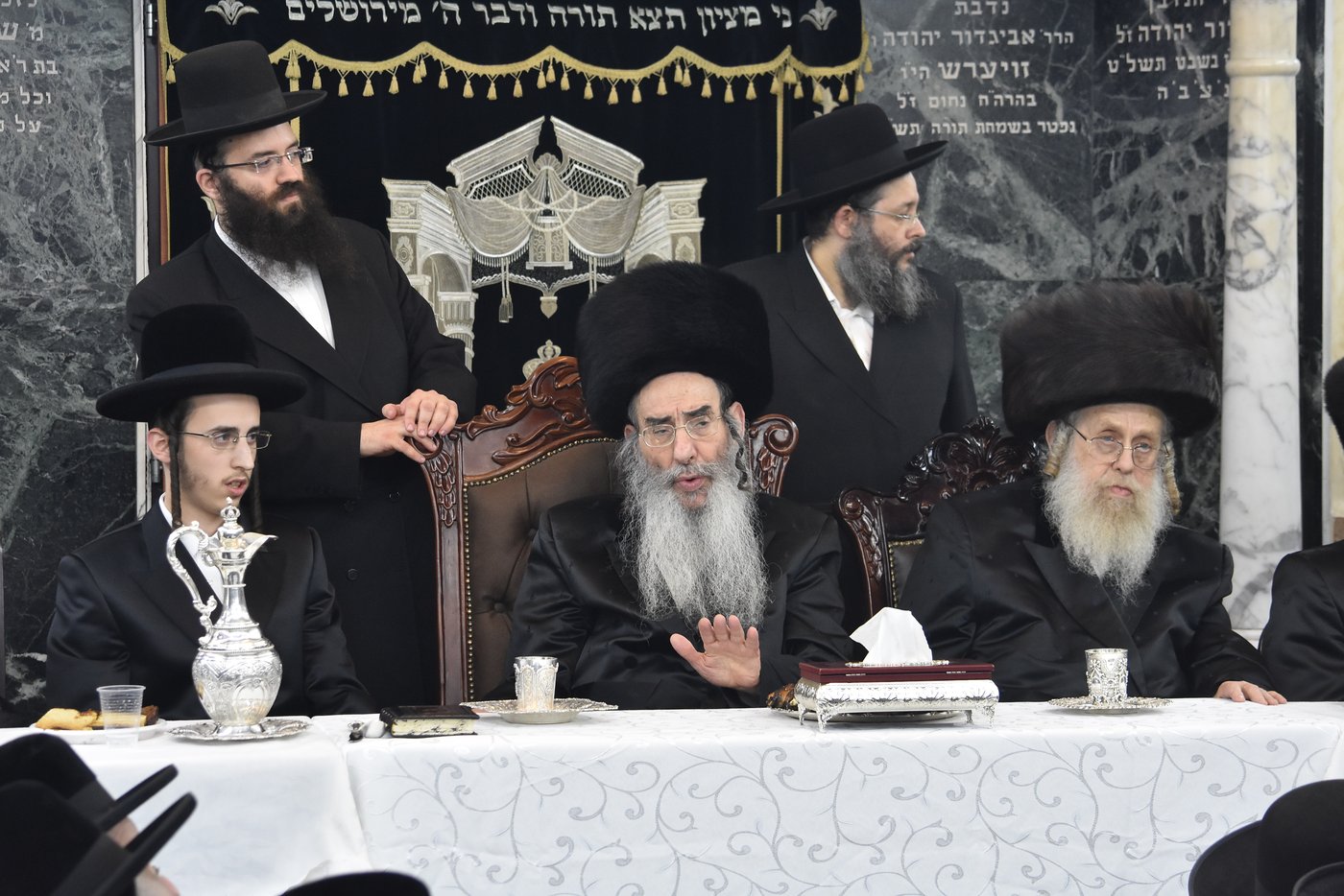 תיעוד: שמחת ה'תנאים' לנכד האדמו"ר מאלכסנדר