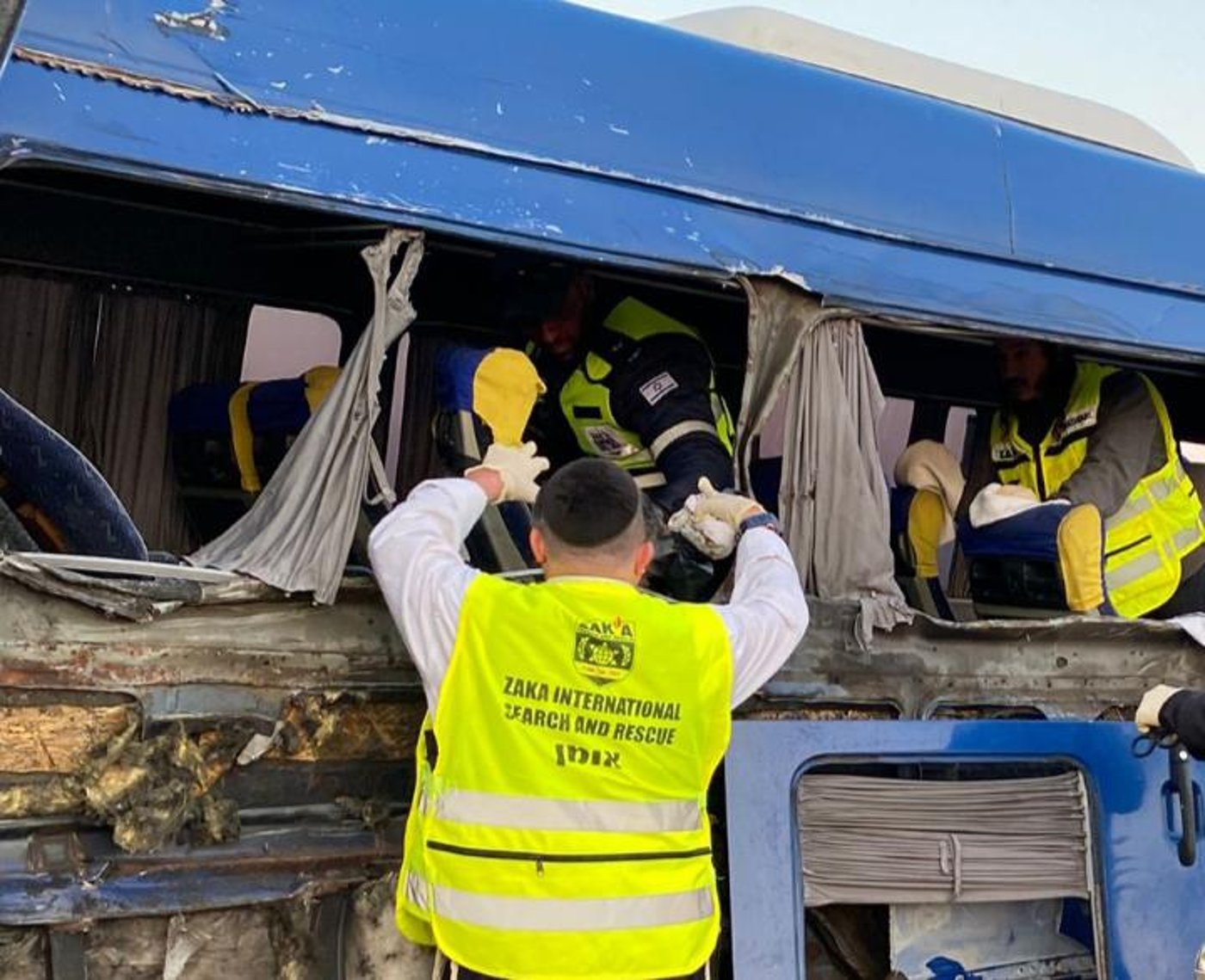 זירת האירוע, הבוקר.
