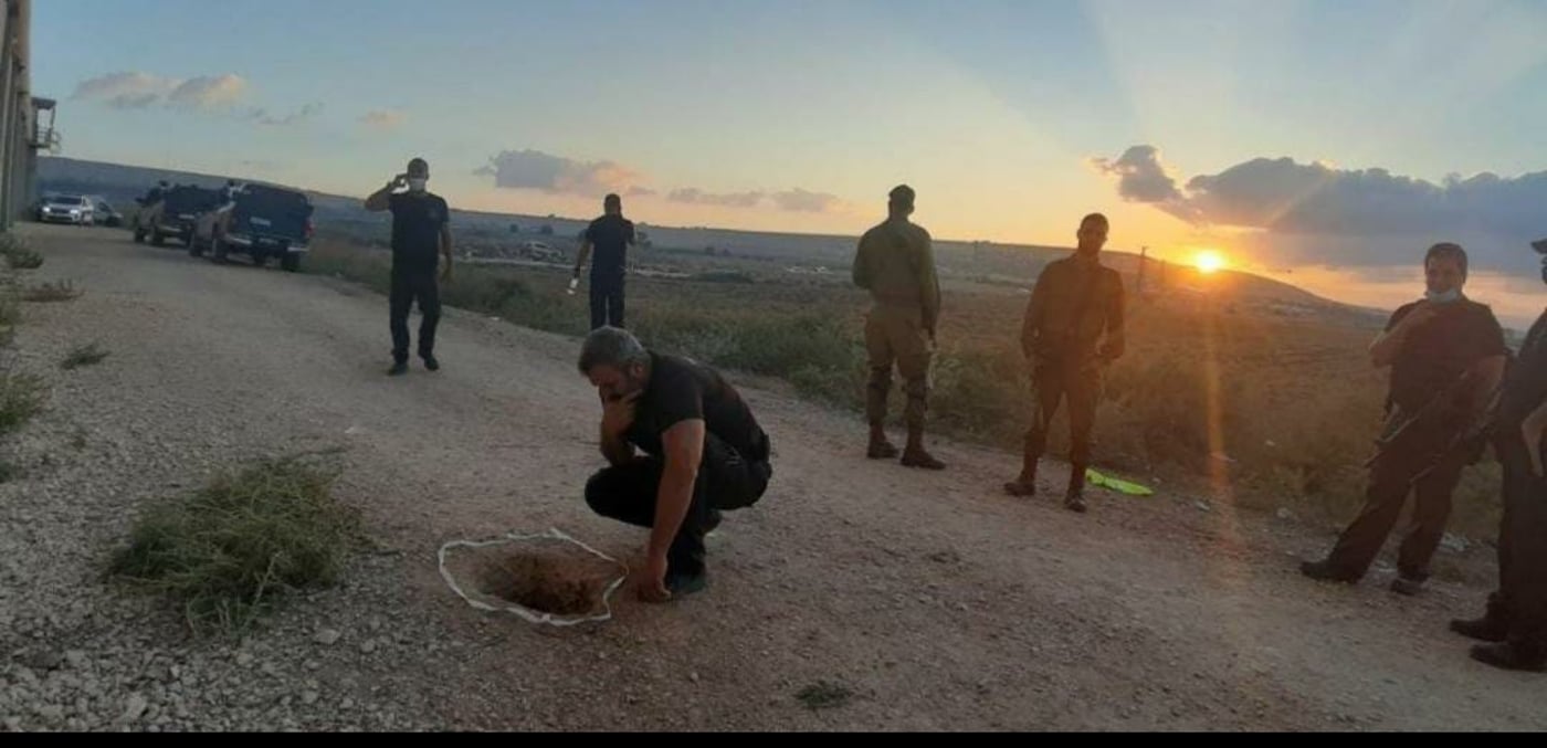 הפתח ממנו יצאו המחבלים