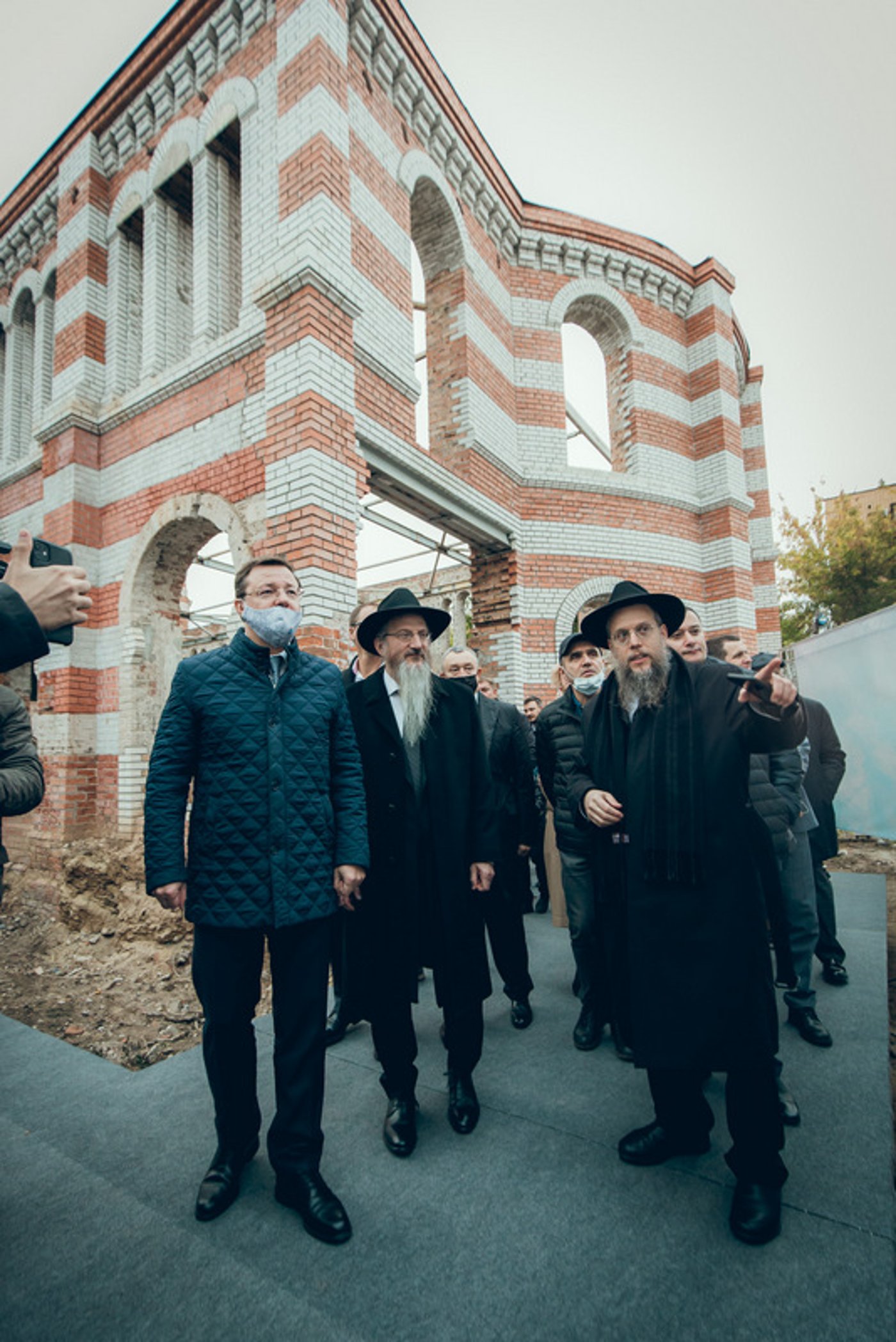 הונחה אבן פינה לשחזור בית הכנסת הגדול במרכז העיר סמרה