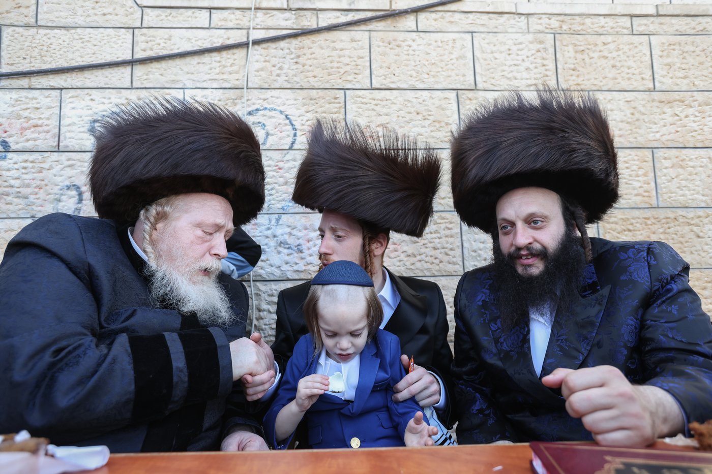 'חלאקה' לנכד האדמו"רים משומרי אמונים קריית גת וזאבליטוב
