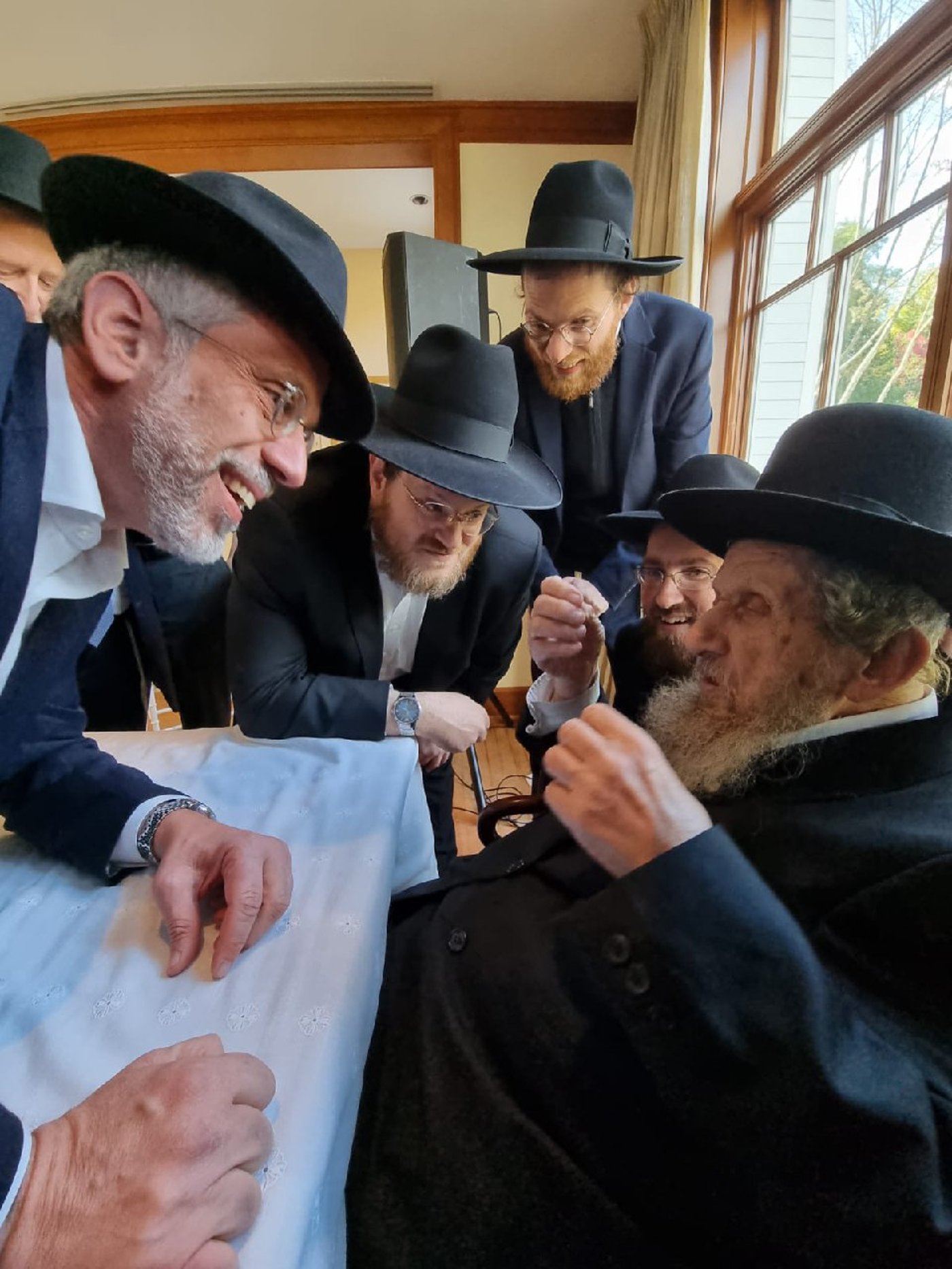 ראש ישיבת סלבודקא ביקר בארצות הברית • תיעוד