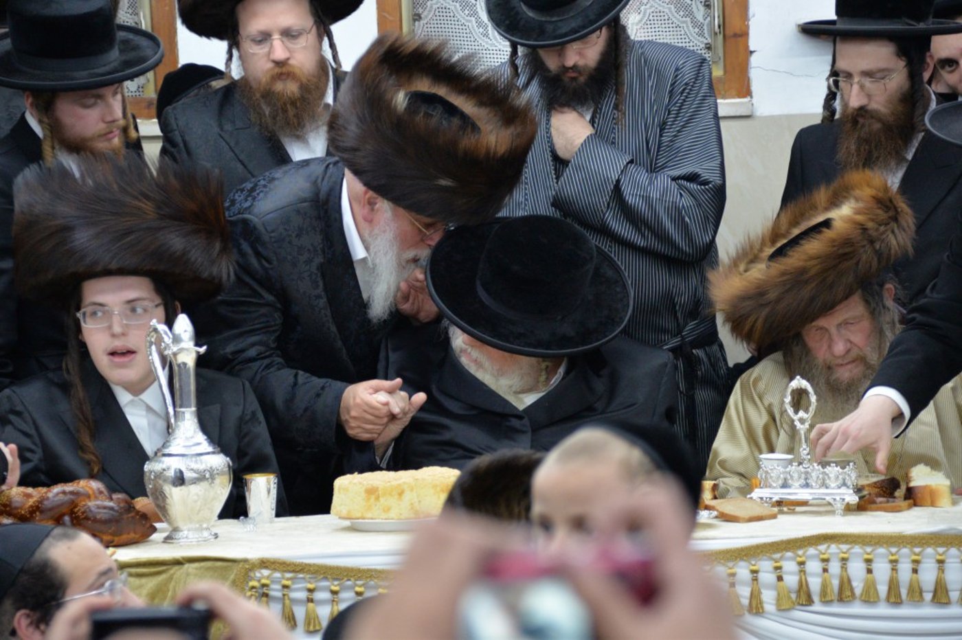 בלעלוב ניקלשבורג חגגו שבע ברכות לבן האדמו"ר