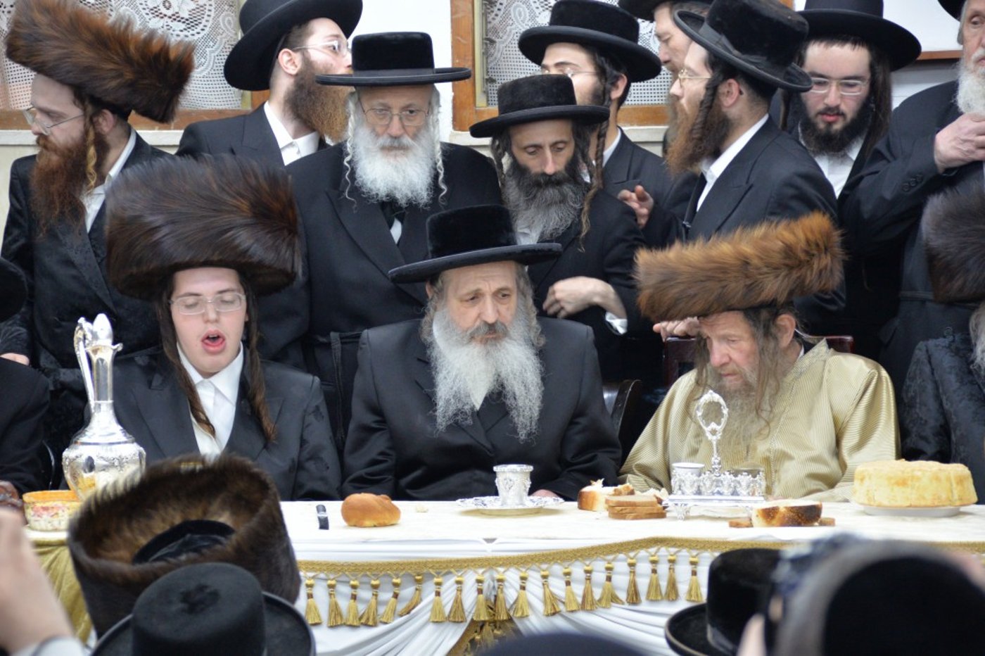 בלעלוב ניקלשבורג חגגו שבע ברכות לבן האדמו"ר