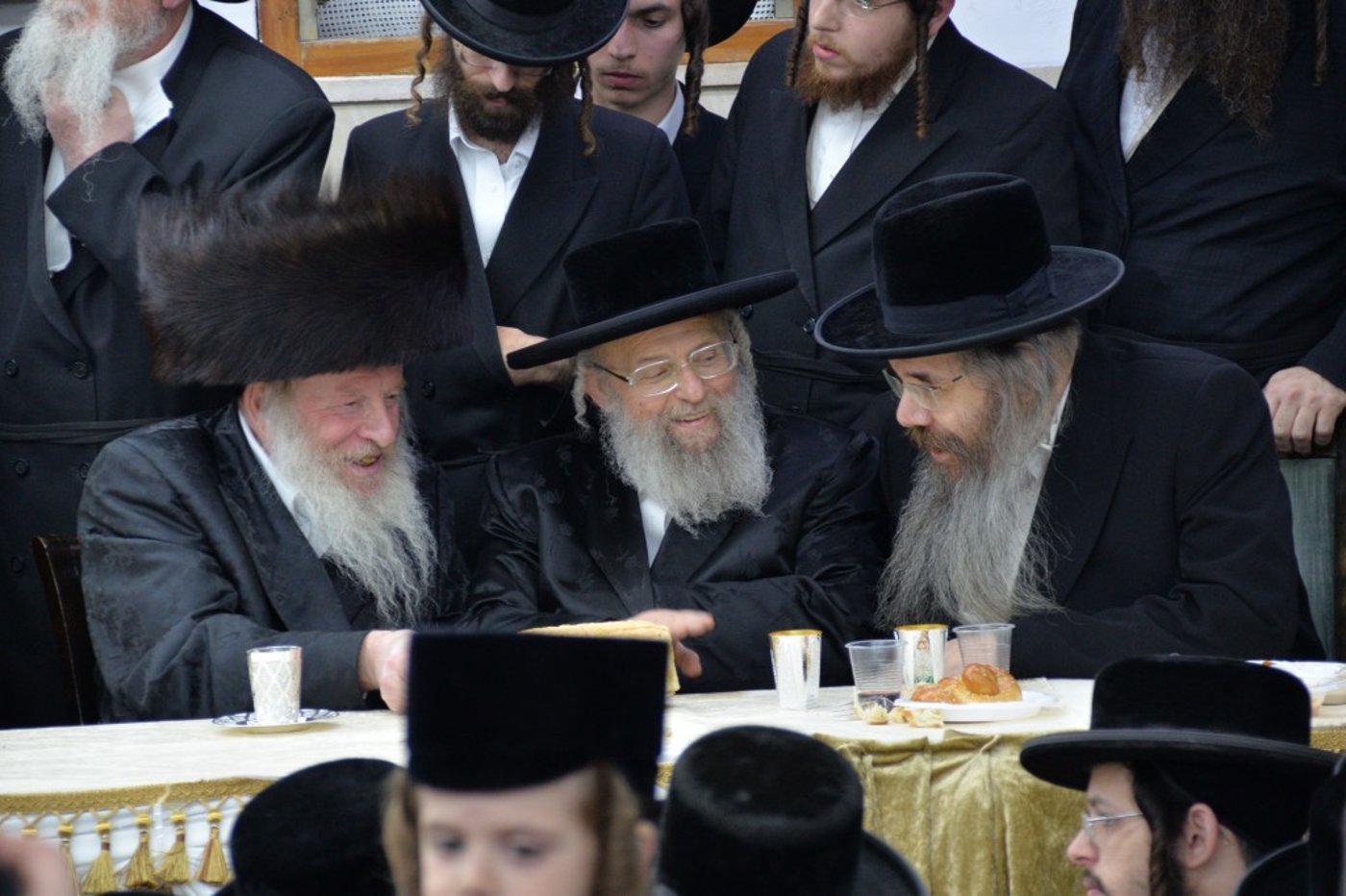 בלעלוב ניקלשבורג חגגו שבע ברכות לבן האדמו"ר