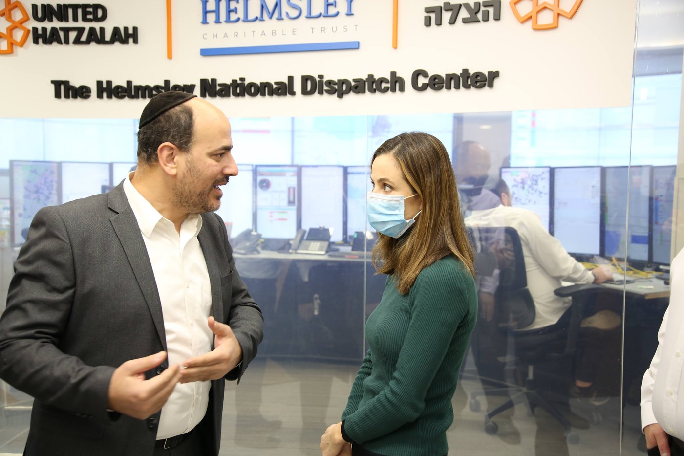 השרה לשוויון חברתי מירב כהן סיירה במטה איחוד הצלה