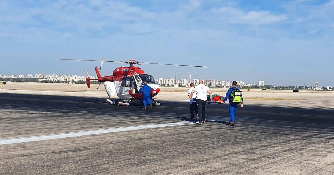 בנתב"ג תרגלו התרסקות מטוס • תיעוד