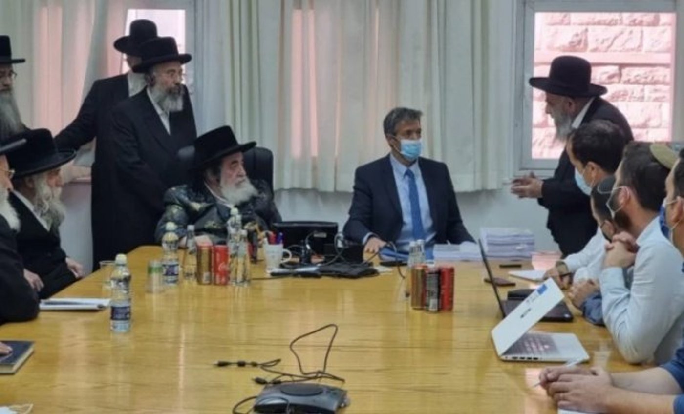 פגישת האדמו"רים עם השר