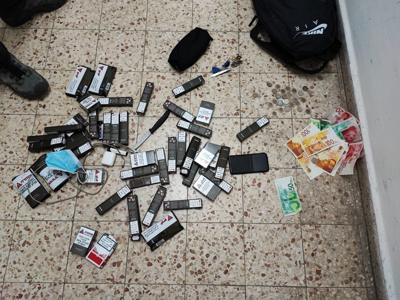 חלק מהרכוש שנתפס
