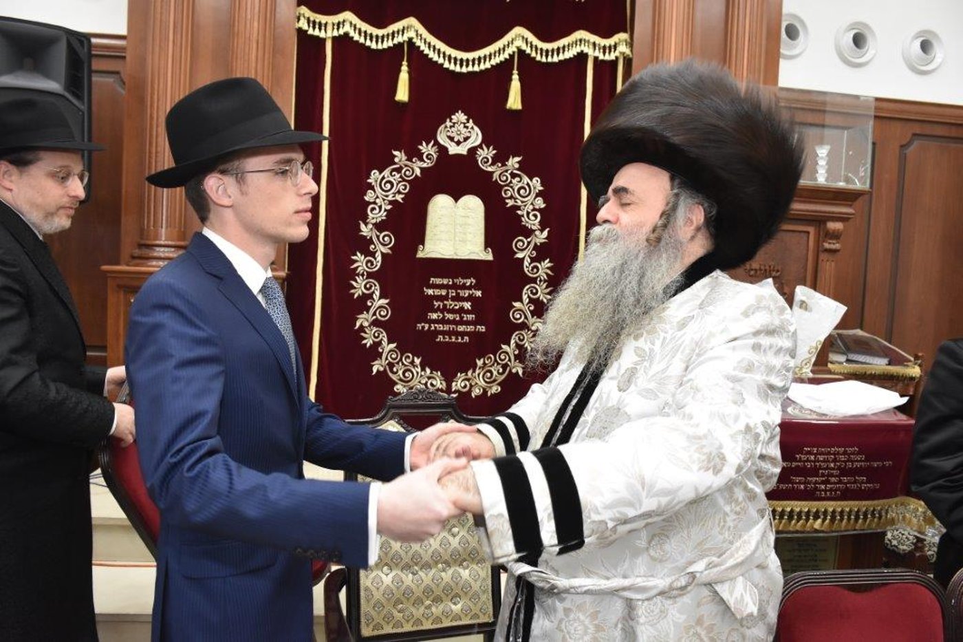 בני ברק: בבית מדרשו של הגאב"ד - שבע ברכות לבן הנגיד