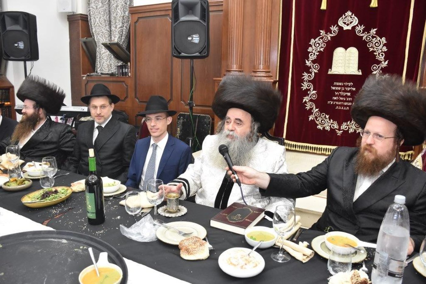 בני ברק: בבית מדרשו של הגאב"ד - שבע ברכות לבן הנגיד