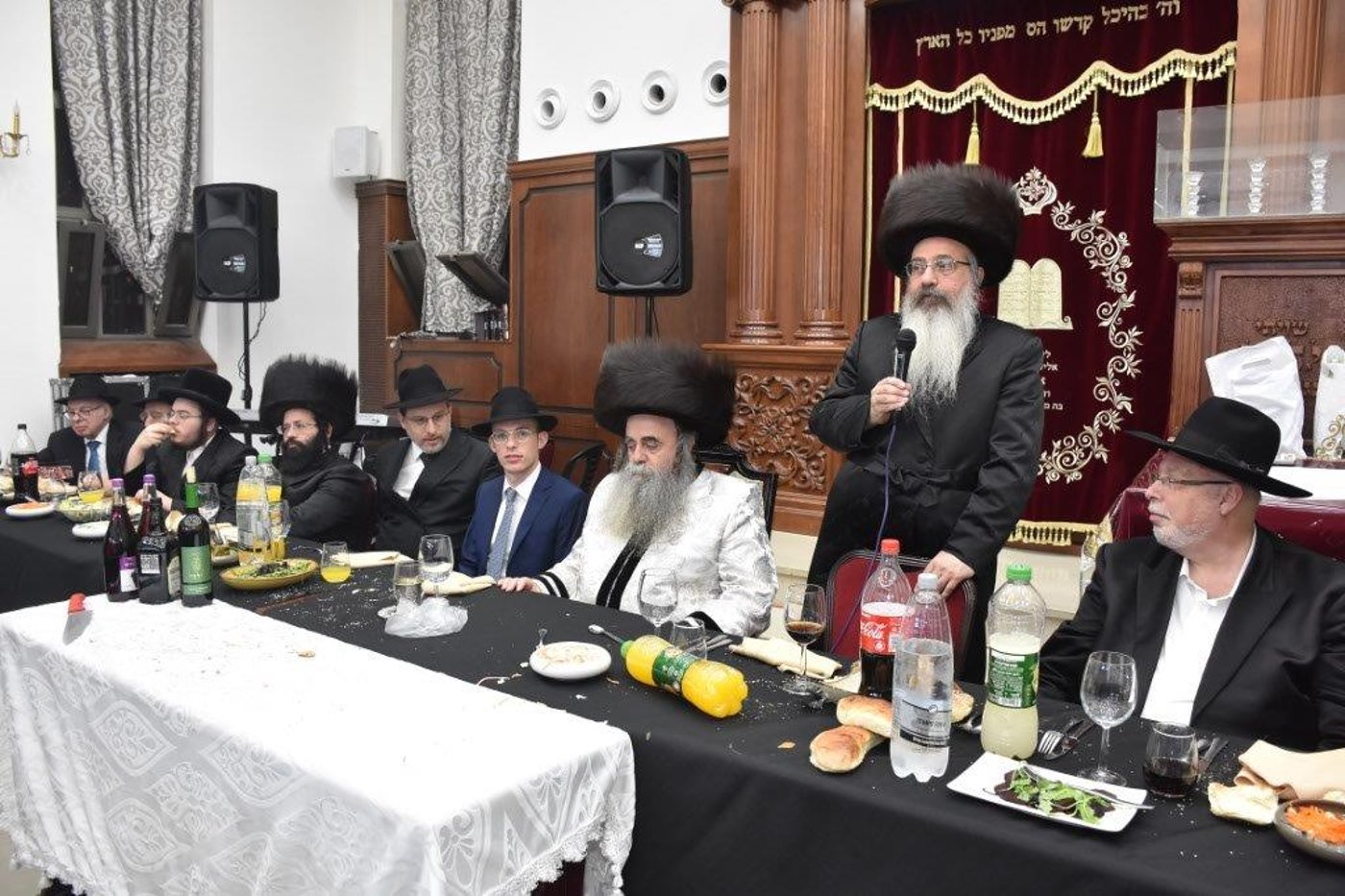 בני ברק: בבית מדרשו של הגאב"ד - שבע ברכות לבן הנגיד