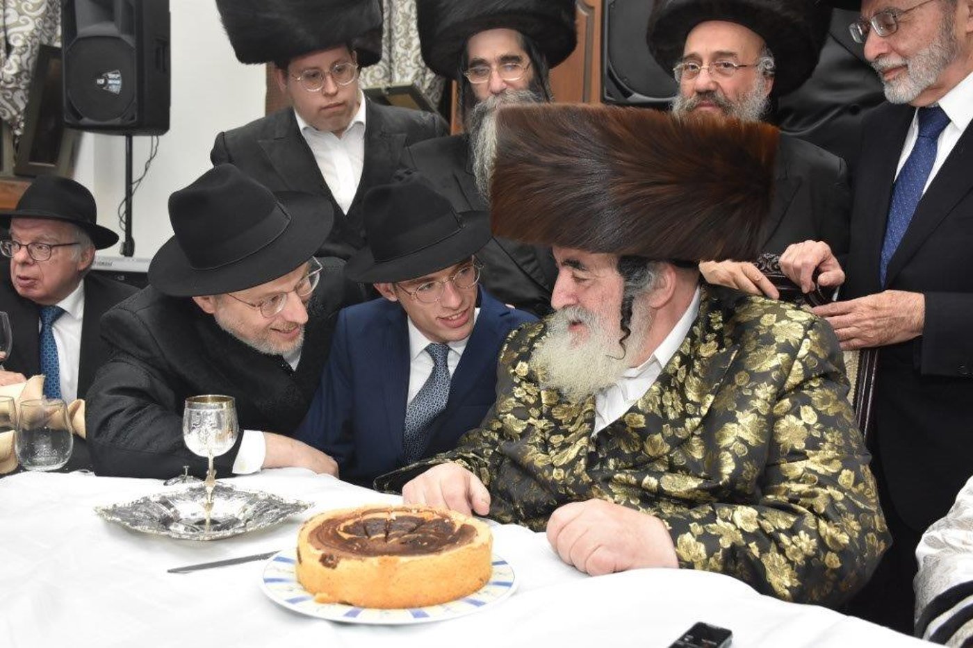 בני ברק: בבית מדרשו של הגאב"ד - שבע ברכות לבן הנגיד