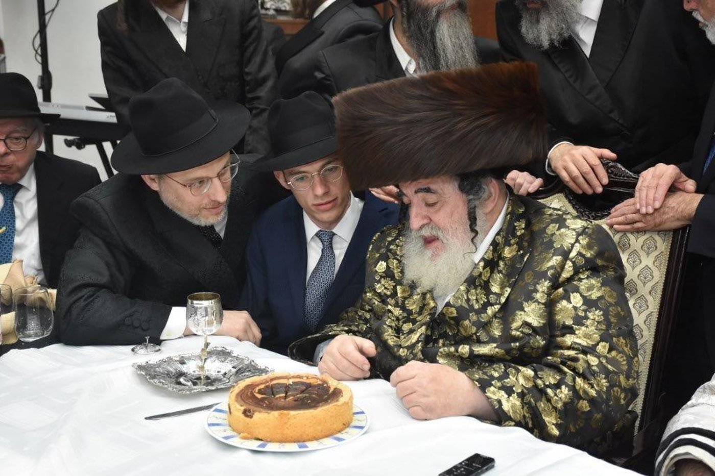 בני ברק: בבית מדרשו של הגאב"ד - שבע ברכות לבן הנגיד