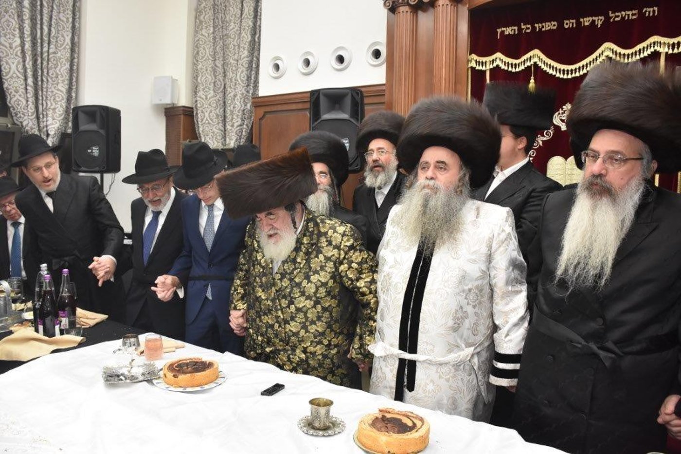 בני ברק: בבית מדרשו של הגאב"ד - שבע ברכות לבן הנגיד
