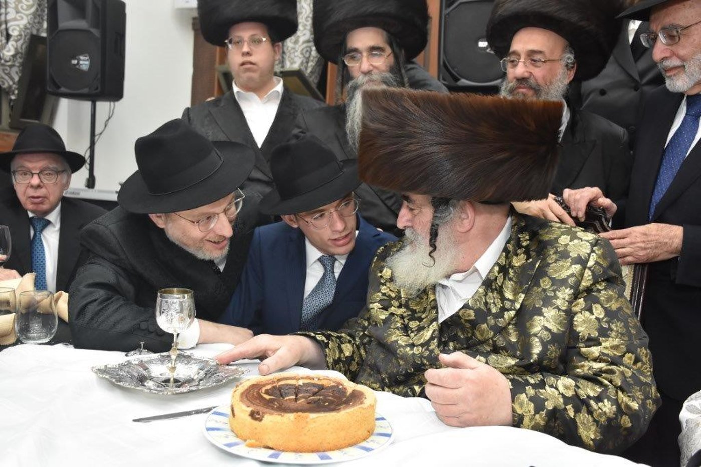 בני ברק: בבית מדרשו של הגאב"ד - שבע ברכות לבן הנגיד