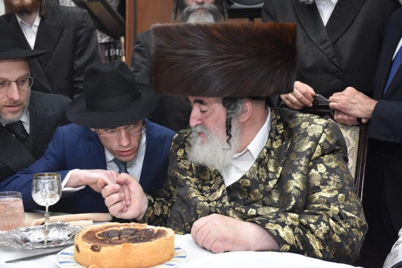 בני ברק: בבית מדרשו של הגאב"ד - שבע ברכות לבן הנגיד
