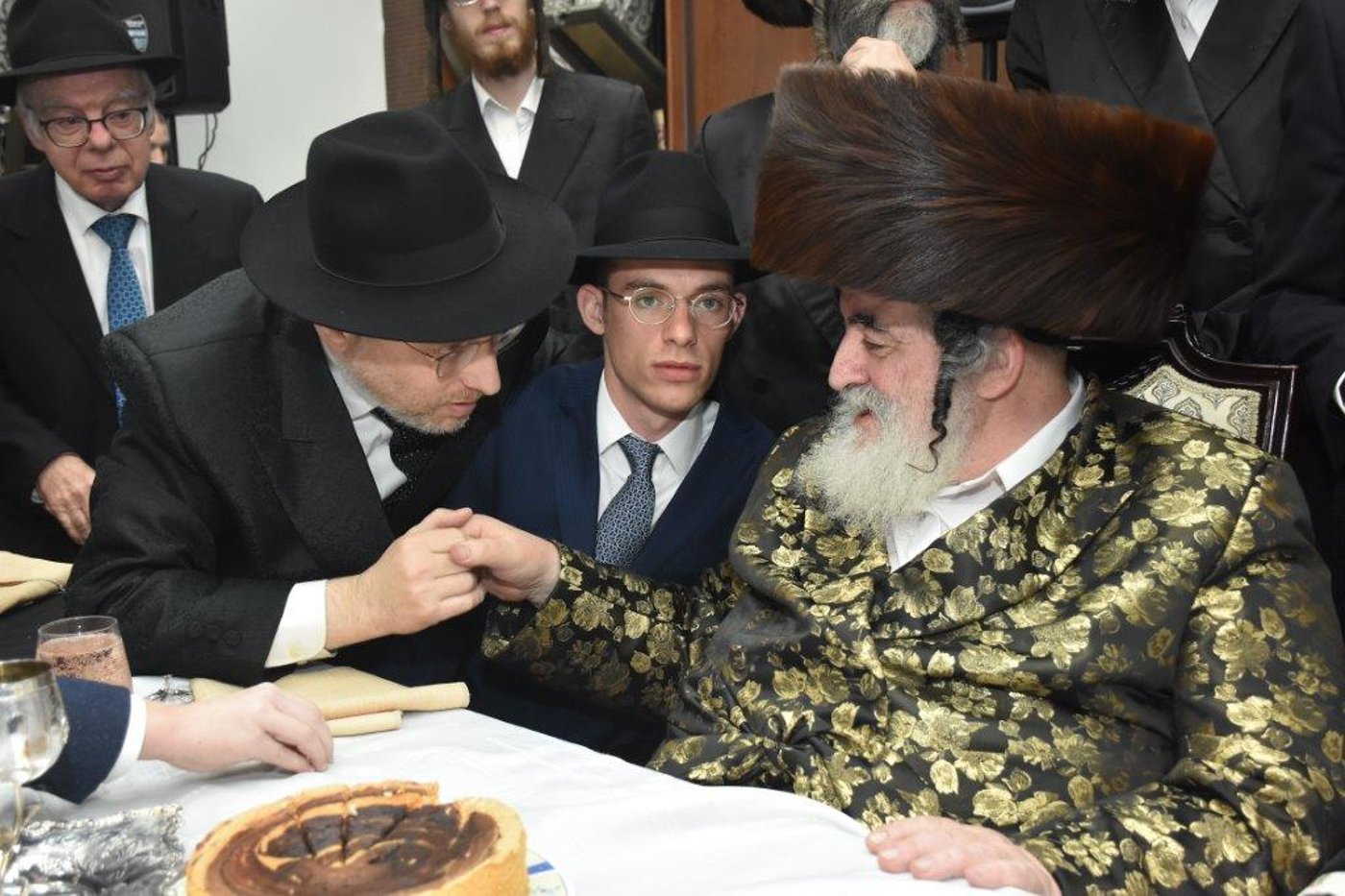 בני ברק: בבית מדרשו של הגאב"ד - שבע ברכות לבן הנגיד