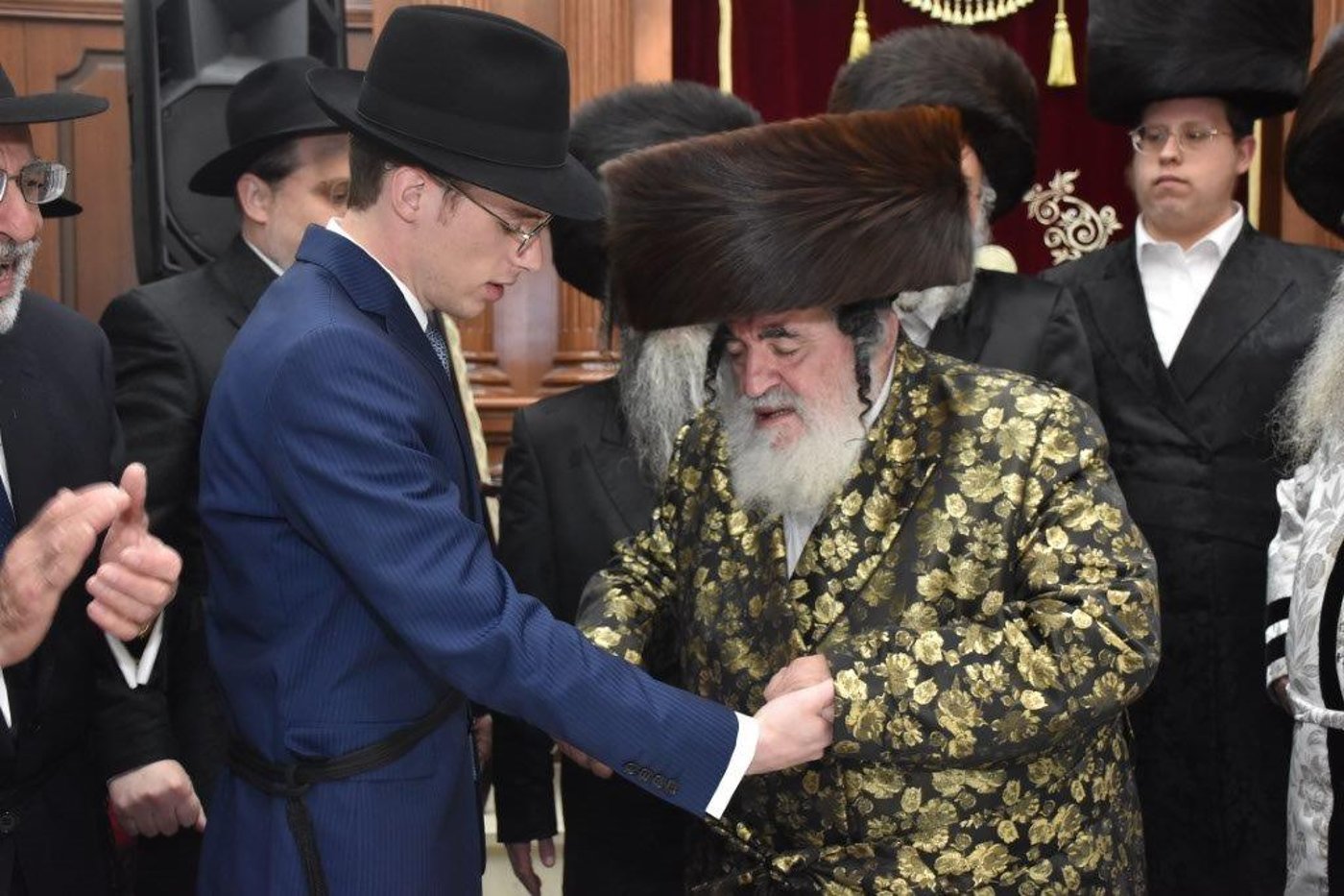 בני ברק: בבית מדרשו של הגאב"ד - שבע ברכות לבן הנגיד