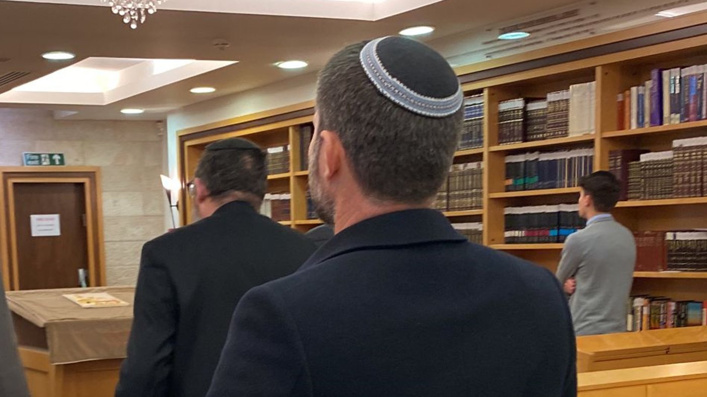 סמוטריץ' בתפילה בלונדון