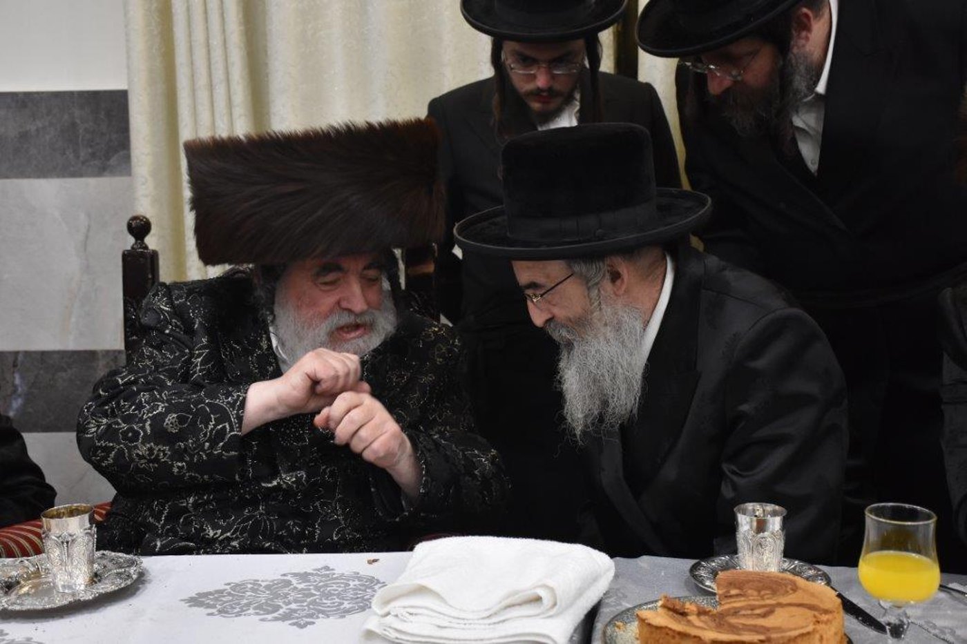 שמחת השבע ברכות לנכדת האדמו"ר מויז'ניץ