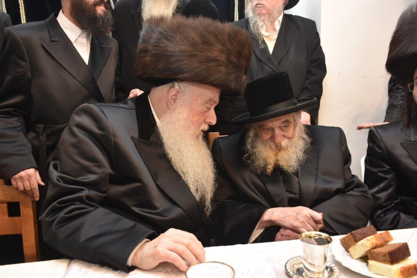 בחצר הקודש וואסלוי חגגו 'שבע ברכות' מרכזית לנכד הרבי