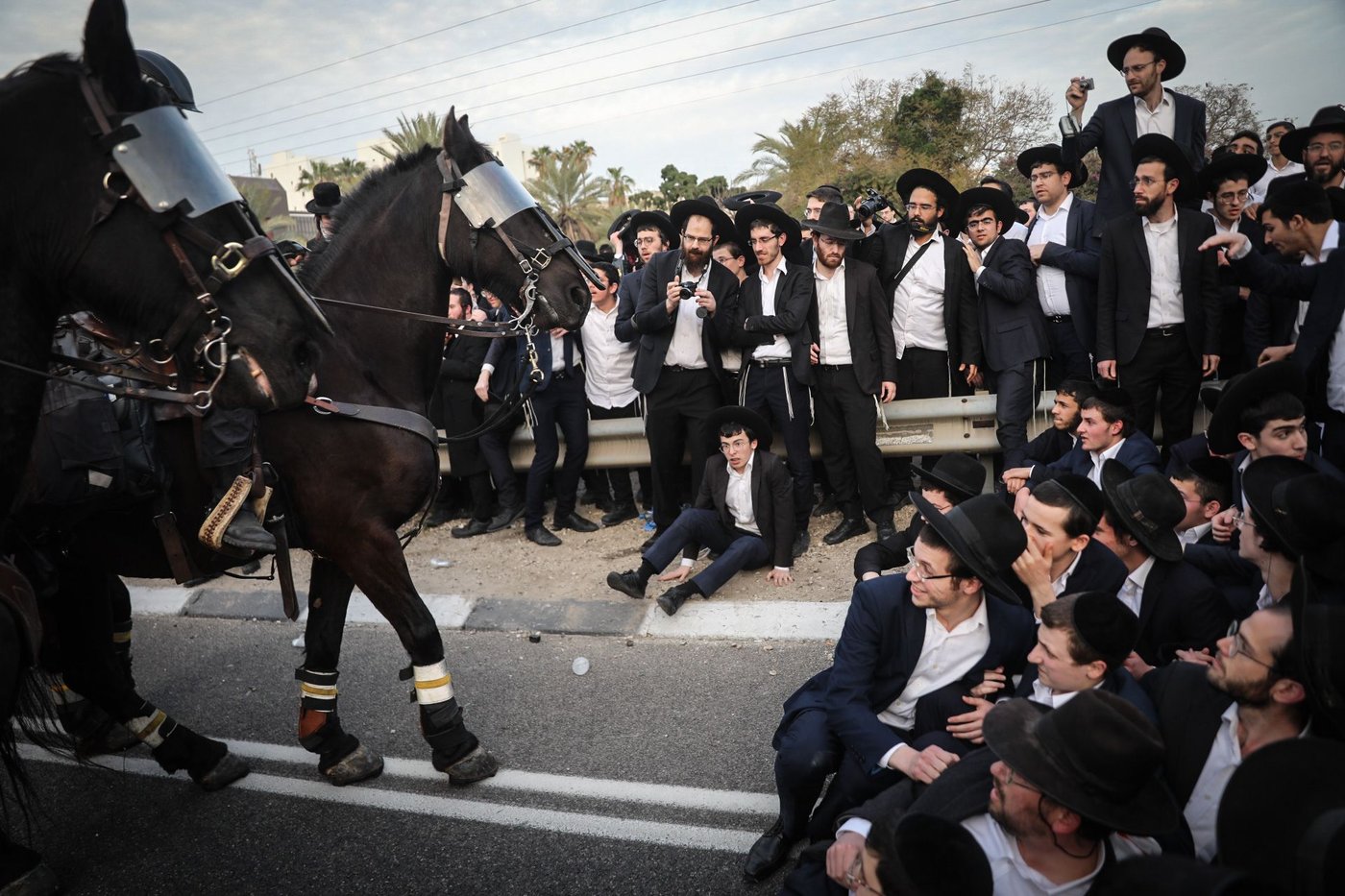 מפגיני "הפלג" חסמו את כביש גהה בכניסה לבני ברק