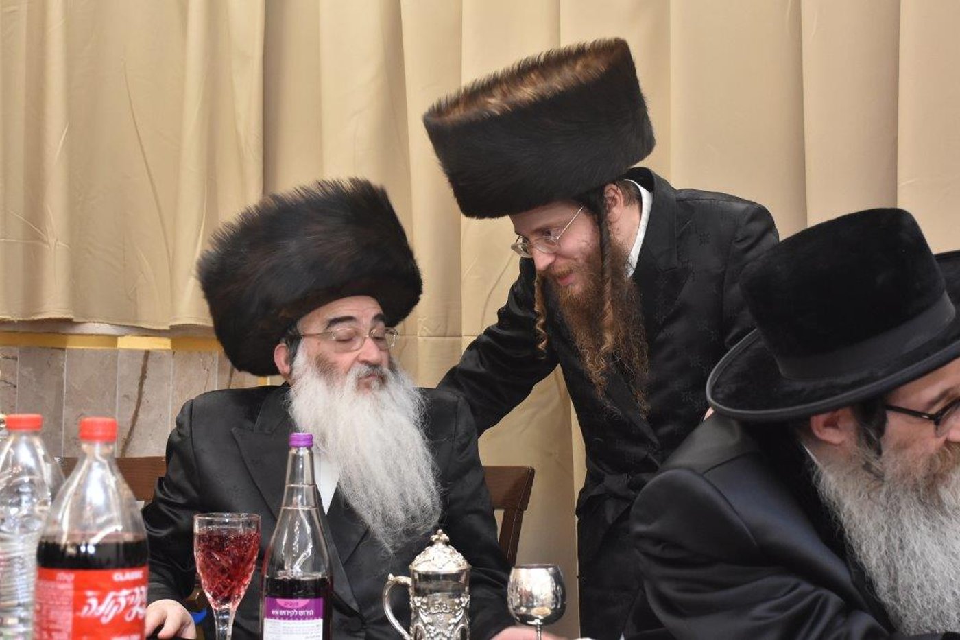 בר מצווה לנין האדמו"רים מויז'ניץ ונדבורנה