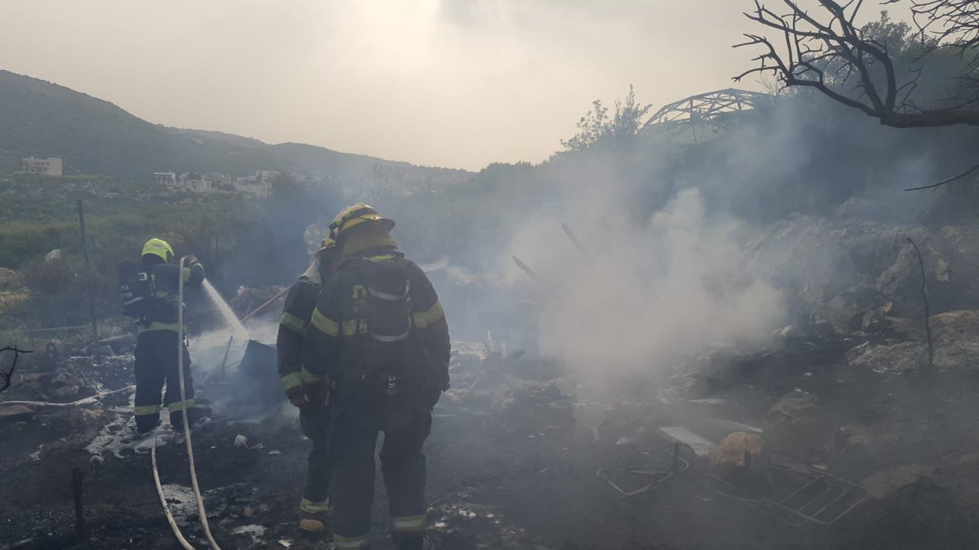 ילדה נספתה בשריפת בית ביישוב אדמה