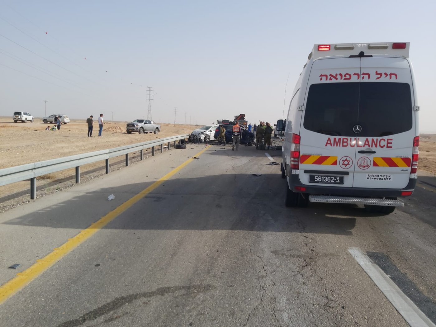 תאונה קטלנית בכביש הערבה: אישה נהרגה