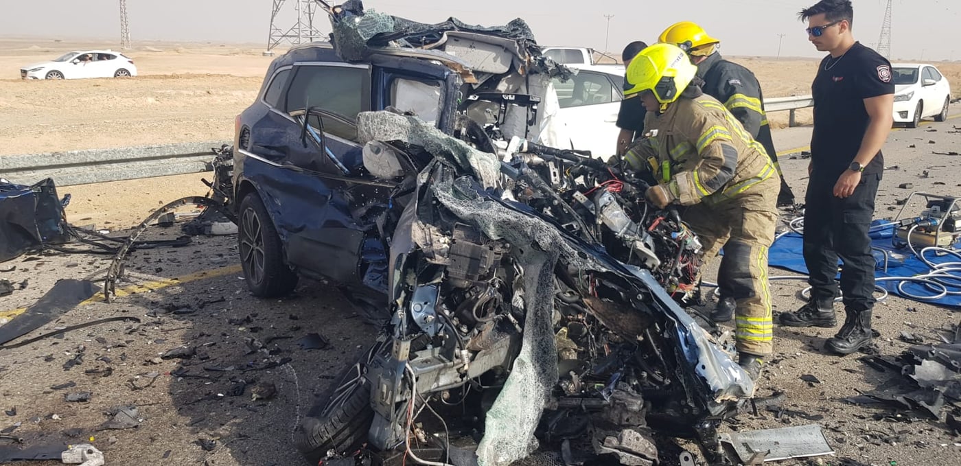 תאונה קטלנית בכביש הערבה: אישה נהרגה