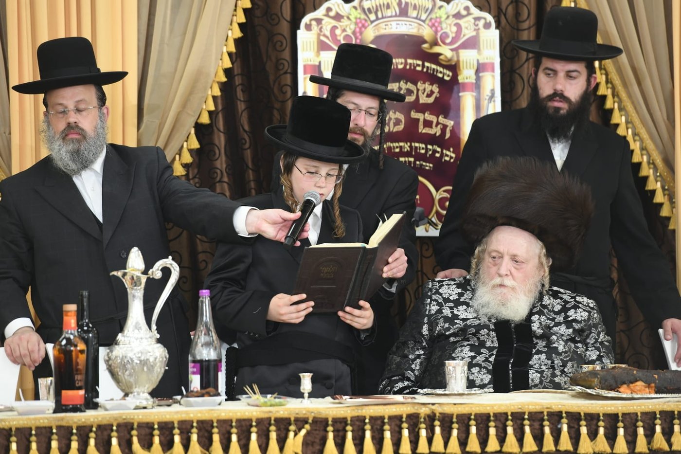 בקרית גת חגגו בר מצווה לבן האדמו"ר
