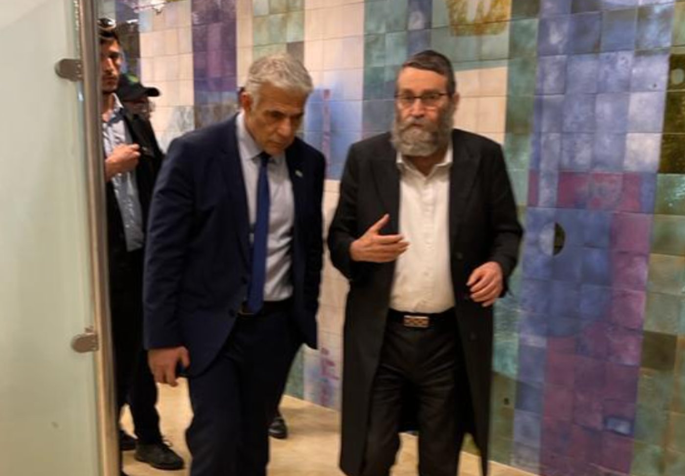לפיד וגפני בכנסת, בחודש שעבר