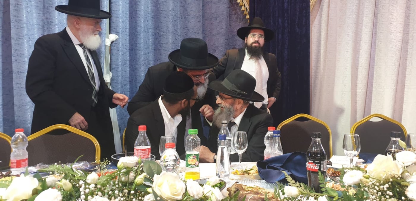 תיעוד מרהיב משמחת בר המצווה לבניו של הגה"צ רבי ישראל אברג'ל