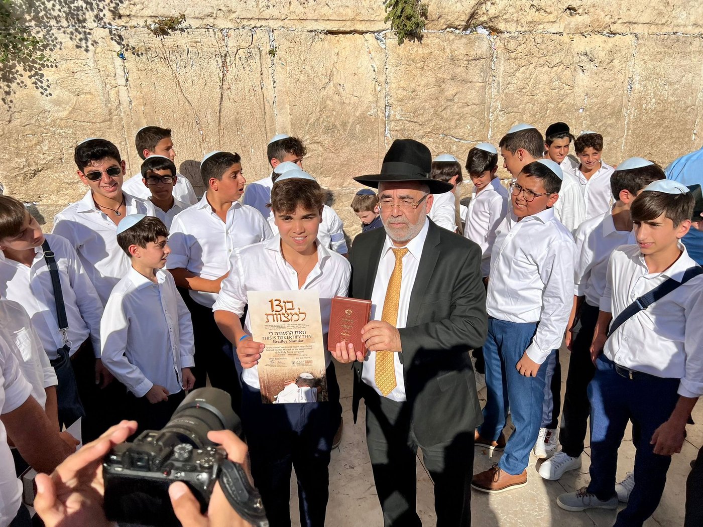 300 מ'אנוסי משהד' חגגו בר מצווה בכותל