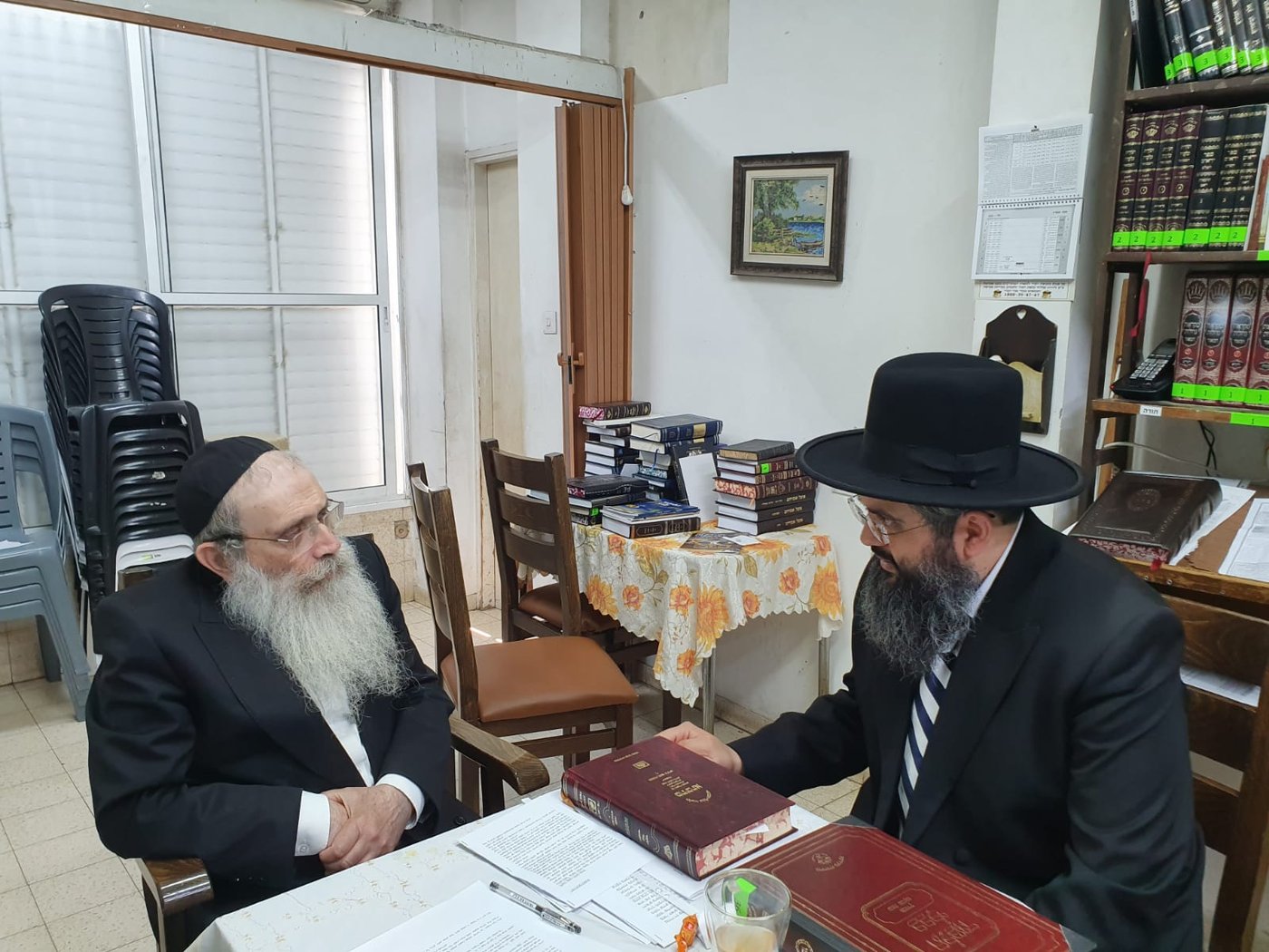 רבה של הקהילה הבוכרית בארה"ב בביקור אצל גדולי ישראל