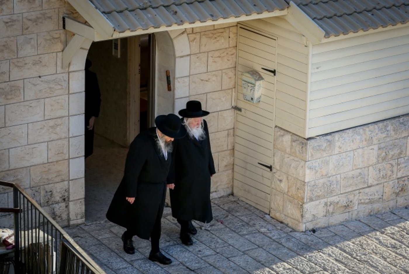הרבי מגור במעון הנופש בצפת